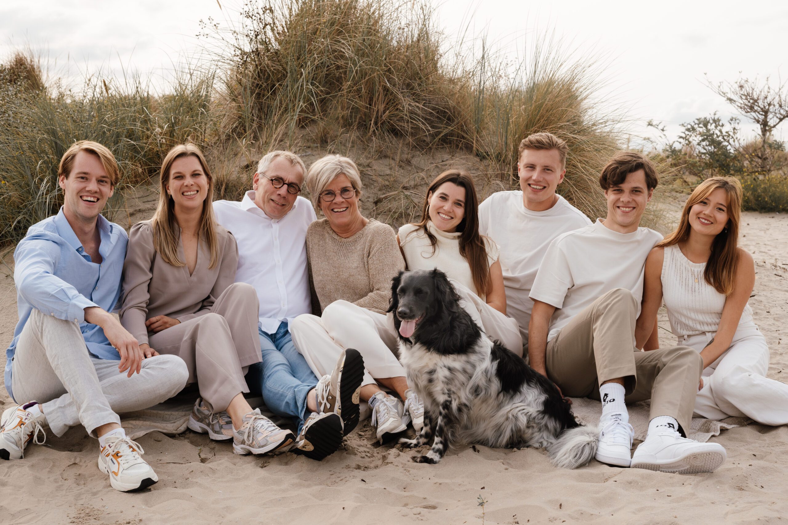 Christel Photography familieshoot op het strand en in de duinen