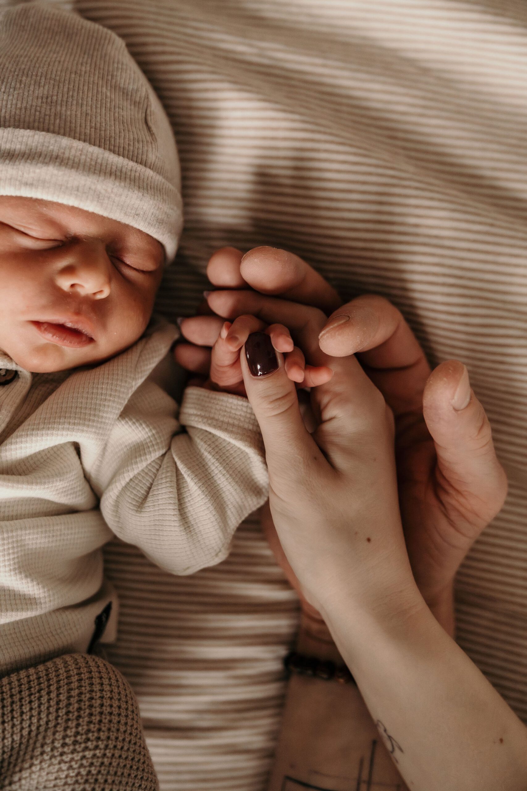 Detailfoto Newbornshoot Christel Photography in Delft