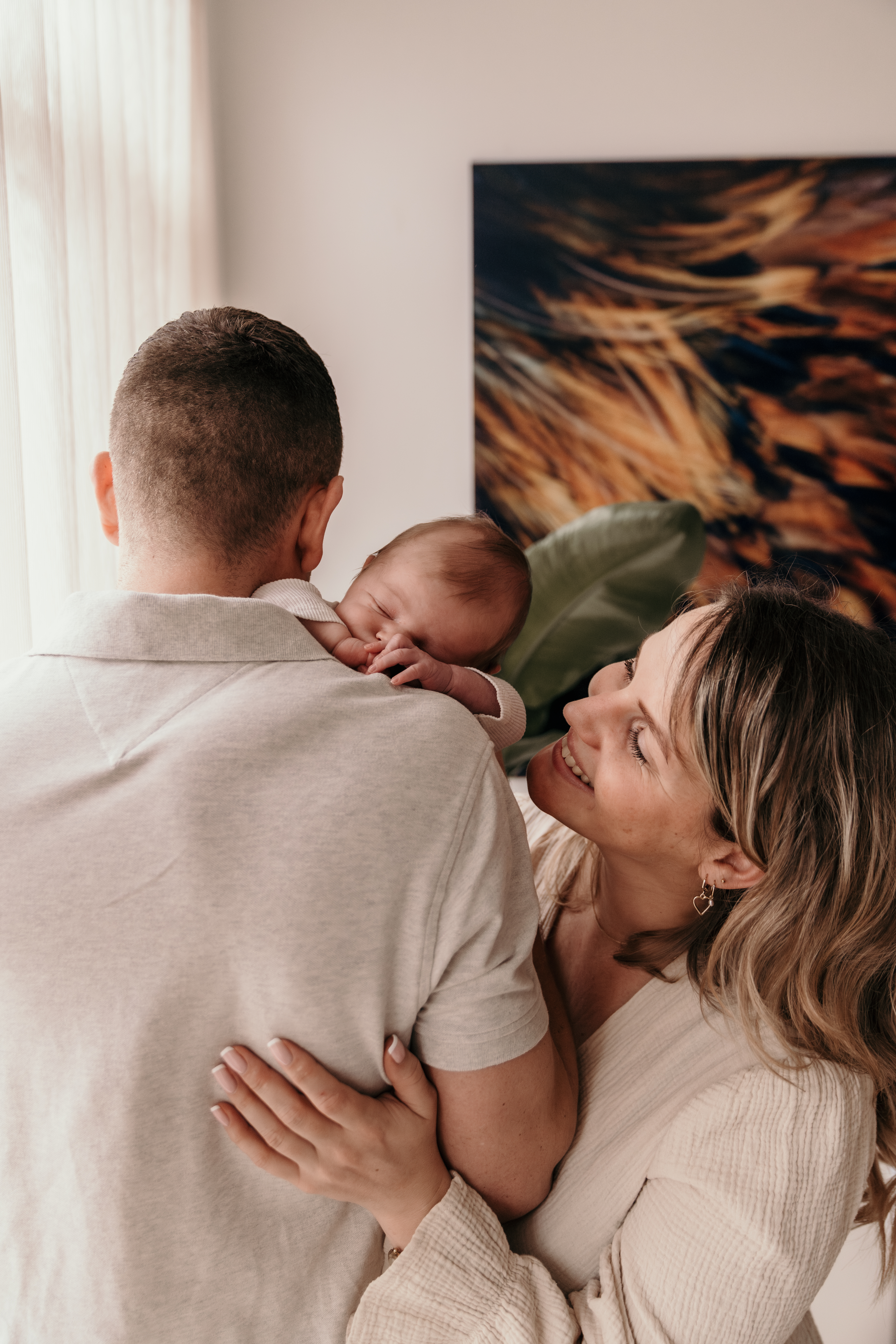 Christel Photography newbornshoot familiefoto met baby Den Haag baby fotografie